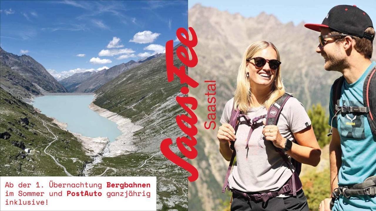 Apartament Haus Wiedersehen, Weissmies Saas-Grund Zewnętrze zdjęcie